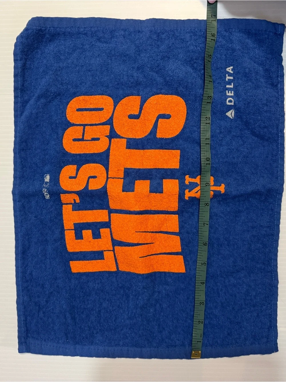 New York Mets Let’s Go Mets Delta Rally Towel Blue Orange SGA Baseball MLB
